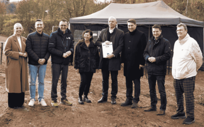 Spatenstich in der Albertstraße: Dudweiler bekommt neuen bezahlbaren Wohnraum